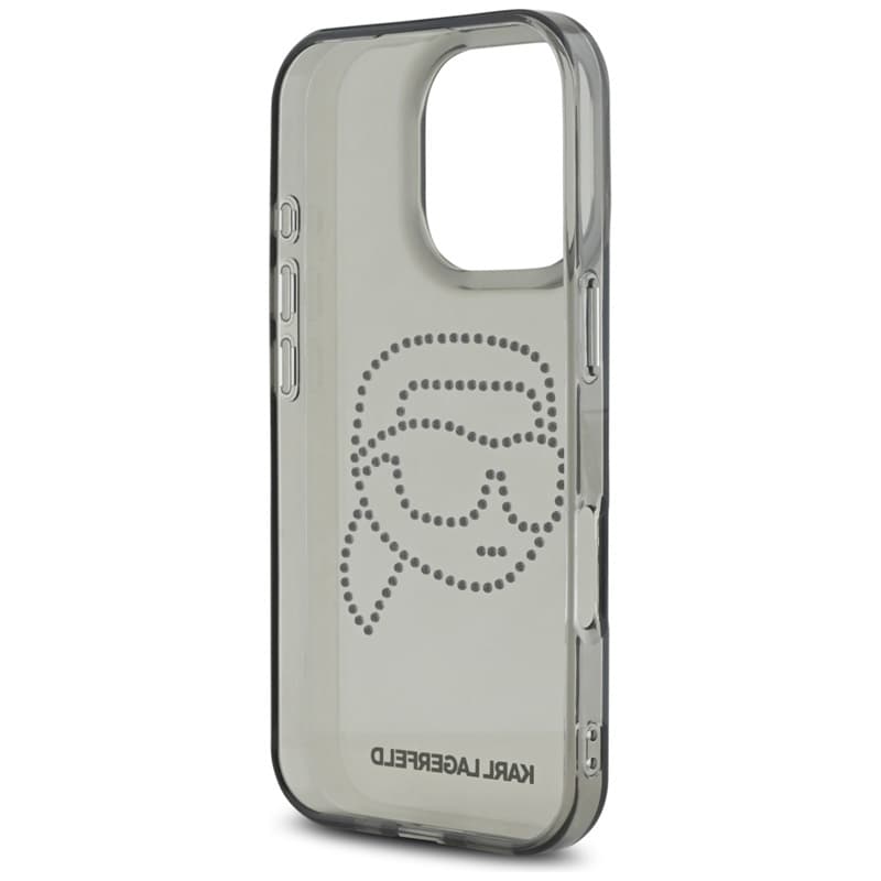 Karl Lagerfeld IML Rhinestones Karl Head - Case for iPhone 16 Pro (black) 7
