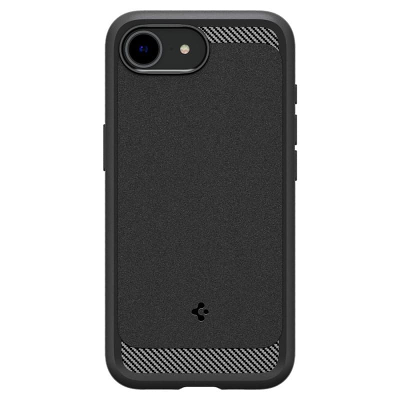 Spigen Rugged Armor Mag MagSafe - Case for iPhone 17e / 16e (Matte Black) 2