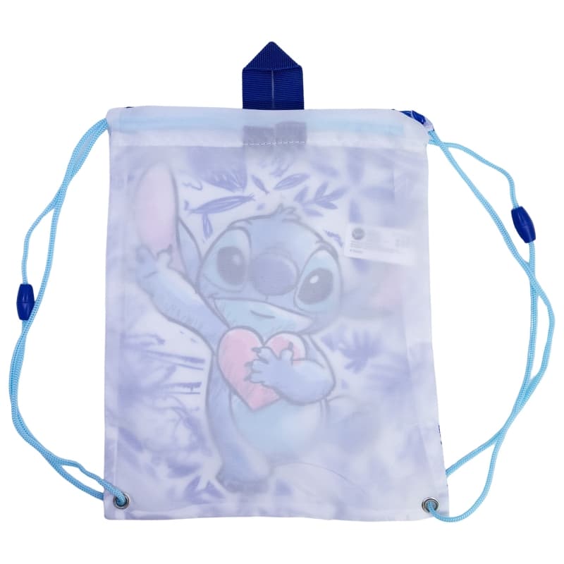 Disney Stitch - Drawstring Backpack/School Bag (30 x 25 cm) 2