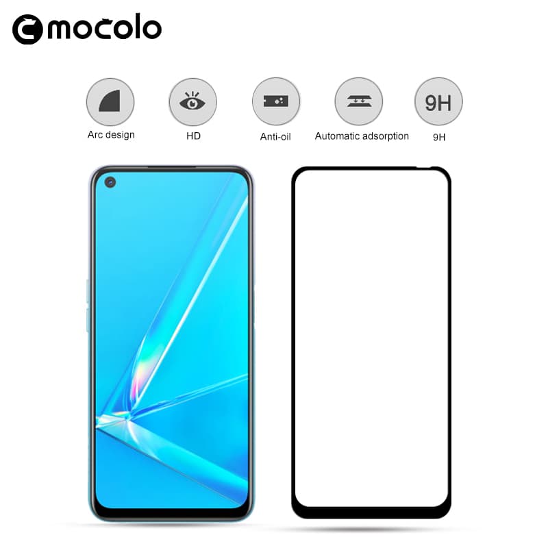 Mocolo 2.5D Full Glue Protective Glass for OPPO A92 4