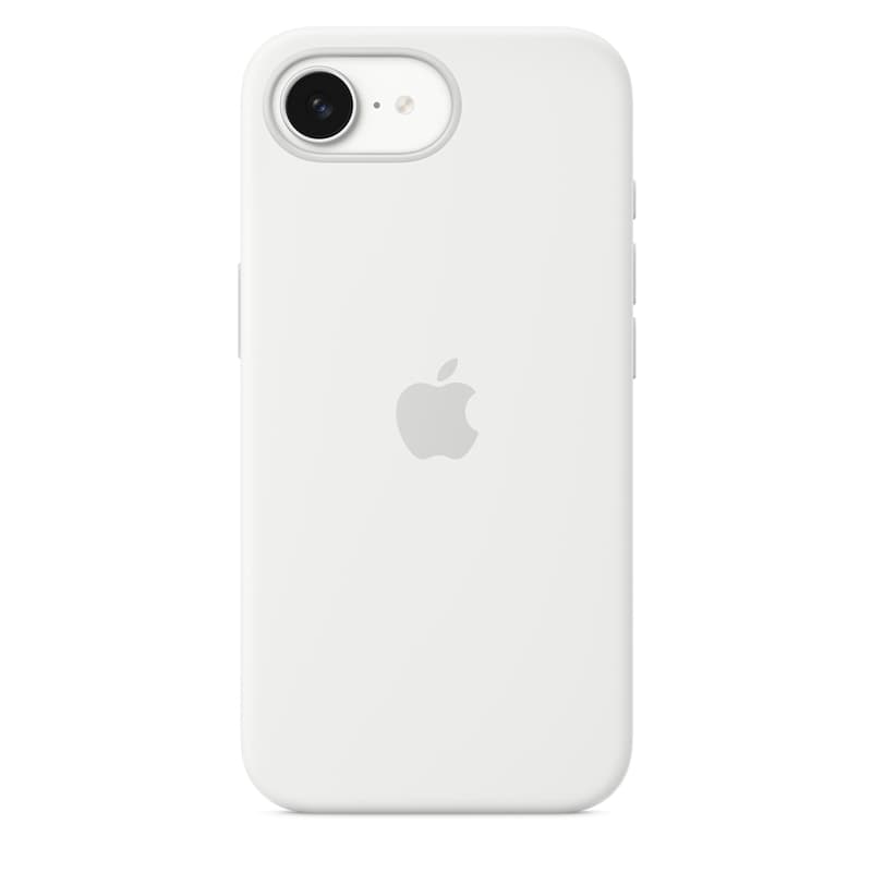 Apple Silicone Case – Silicone Case with MagSafe for iPhone 16e (White)