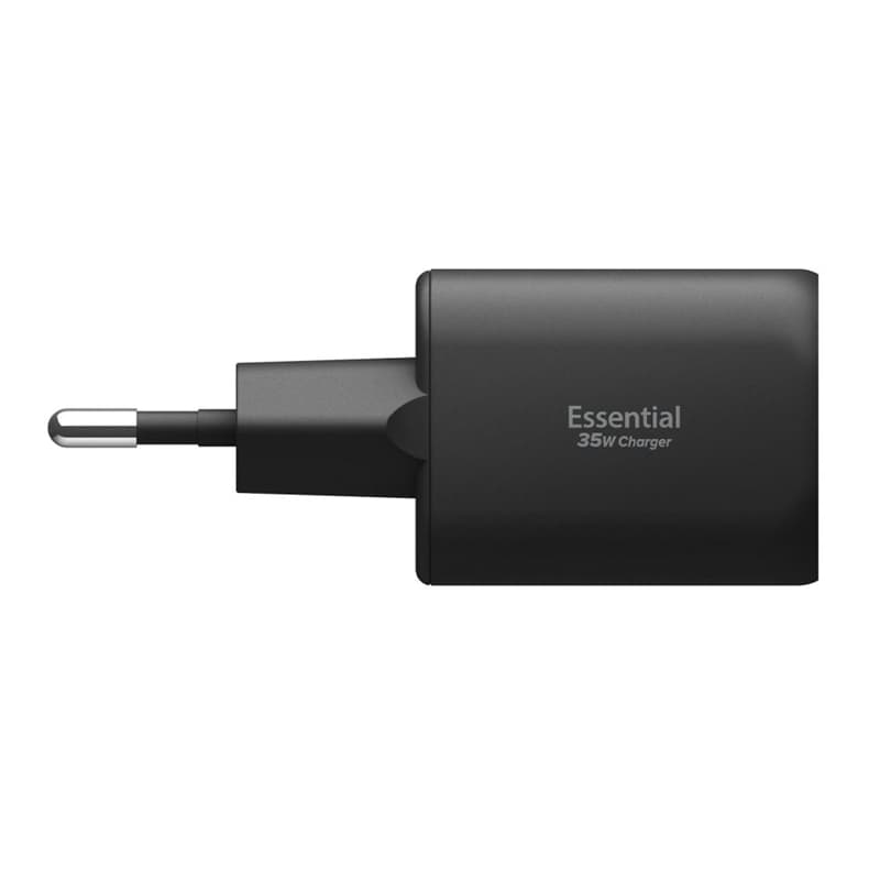 Spigen Essential EE352EU GaN Pro - USB-C + USB-A 35W Wall Charger (Black) 3