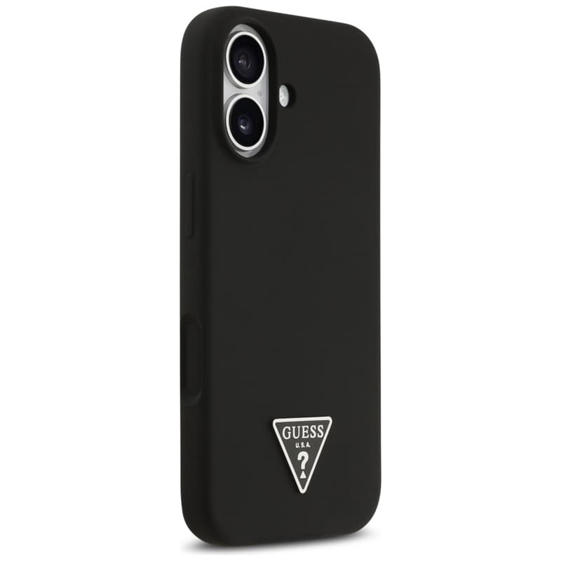 Guess Silicone Triangle Logo MagSafe - Case iPhone 17 (black) 4
