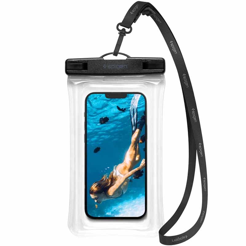 Spigen A610 Universal Waterproof Float Case - Case for smartphones up to 6.9" (Transparent) 1