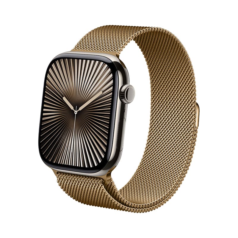 Crong Milano Steel - Stainless Steel Strap for Apple Watch 38/40/41/42 mm (Rose Gold) 5