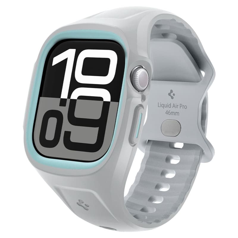 Spigen Liquid Air Pro - Band with Case for Apple Watch 10 46 mm (Grey) 1