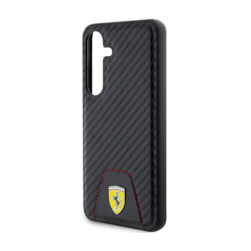 Ferrari Carbon Stitched Bottom - Case for Samsung Galaxy S24 (black) 6