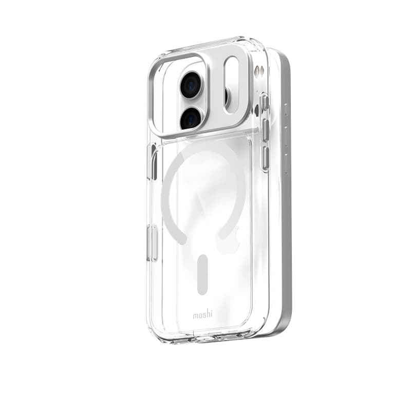 Moshi iGlaze MagSafe - Case iPhone 17 Pro (Luna Silver)