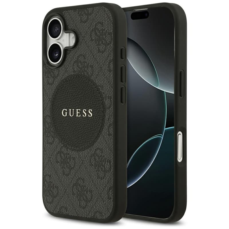 Guess 4G Circle Classic Logo MagSafe – Case iPhone 17 (Black) 1