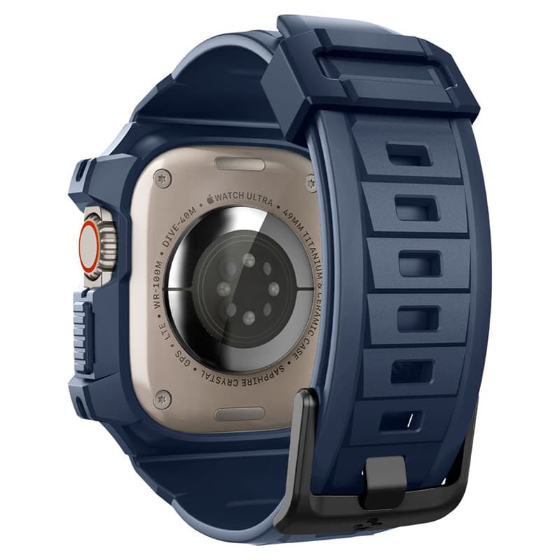Spigen Rugged Armor Pro - Strap with case for Apple Watch Ultra 49 mm (Navy Blue) 5