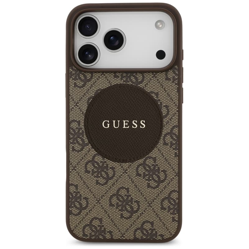 Guess 4G Circle Classic Logo MagSafe – Case iPhone 17 Pro Max (Brown) 3