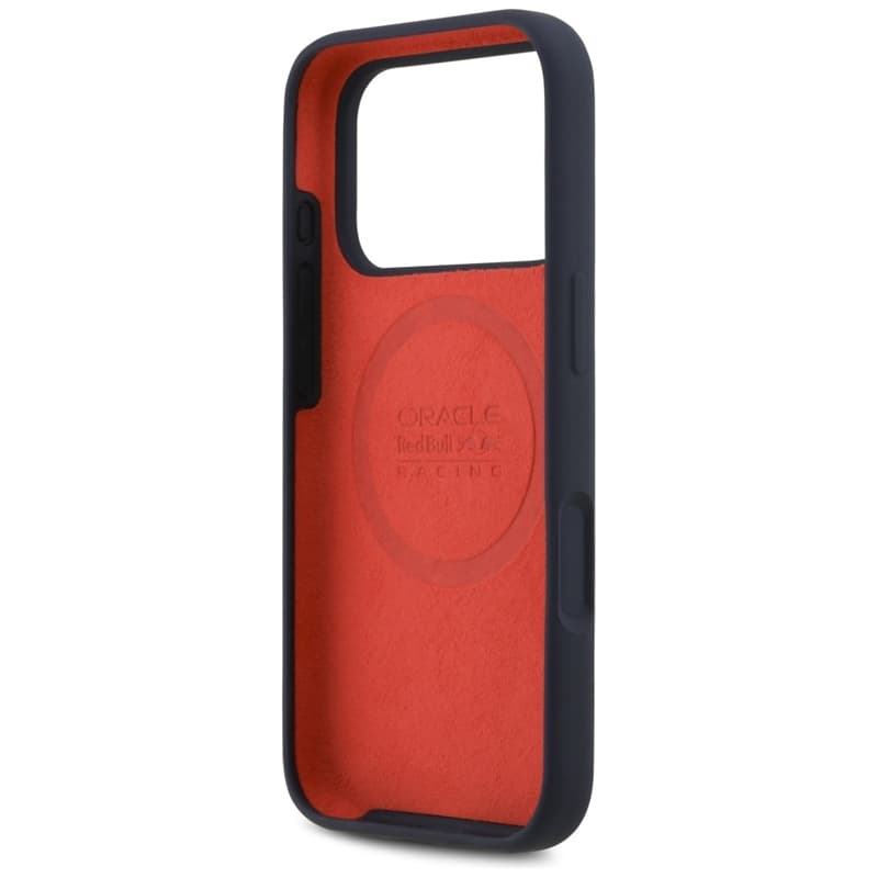 Red Bull Silicone Horizontal Centered Logo MagSafe - iPhone 17 Pro Case (Navy Blue) 7