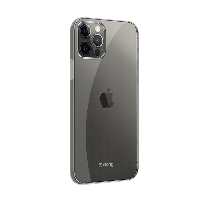 Crong Crystal Slim Cover - iPhone 12 Pro Max Case (Clear) 5