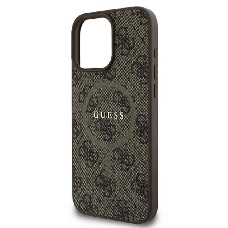 Guess 4G Ring Classic Logo MagSafe - Case for iPhone 16 Pro (brown) 6