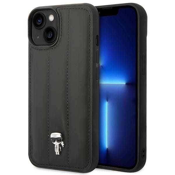 Karl Lagerfeld Quilted Puffy Ikonik Piin - Case iPhone 14 (Black)
