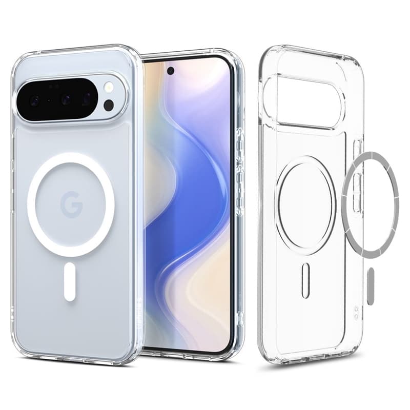 Spigen Ultra Hybrid Mag MagSafe - Case for Google Pixel 10 / 10 Pro (Clear/White)