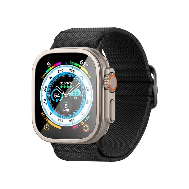 Spigen Glas.TR Slim Pro - Tempered Glass for Apple Watch Ultra 49 mm (Titanium) 2