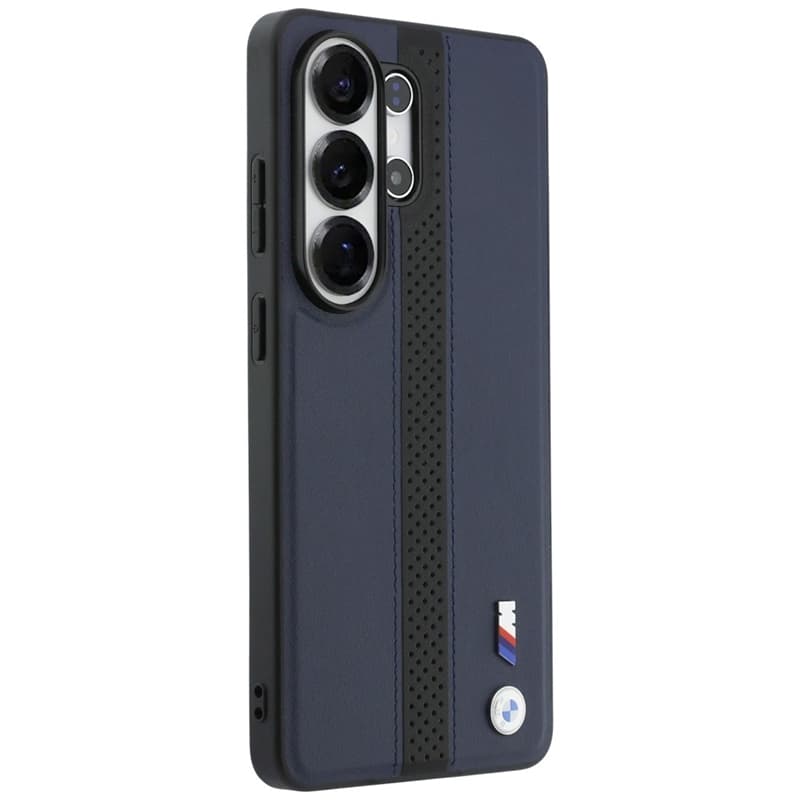 BMW M Perforated Stripe Logo MagSafe - Samsung Galaxy S26 Ultra Case (Navy Blue) 4