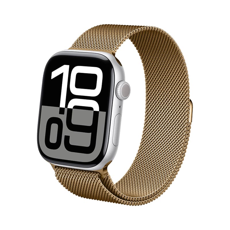 Crong Milano Steel - Stainless Steel Strap for Apple Watch 38/40/41/42 mm (Rose Gold) 6
