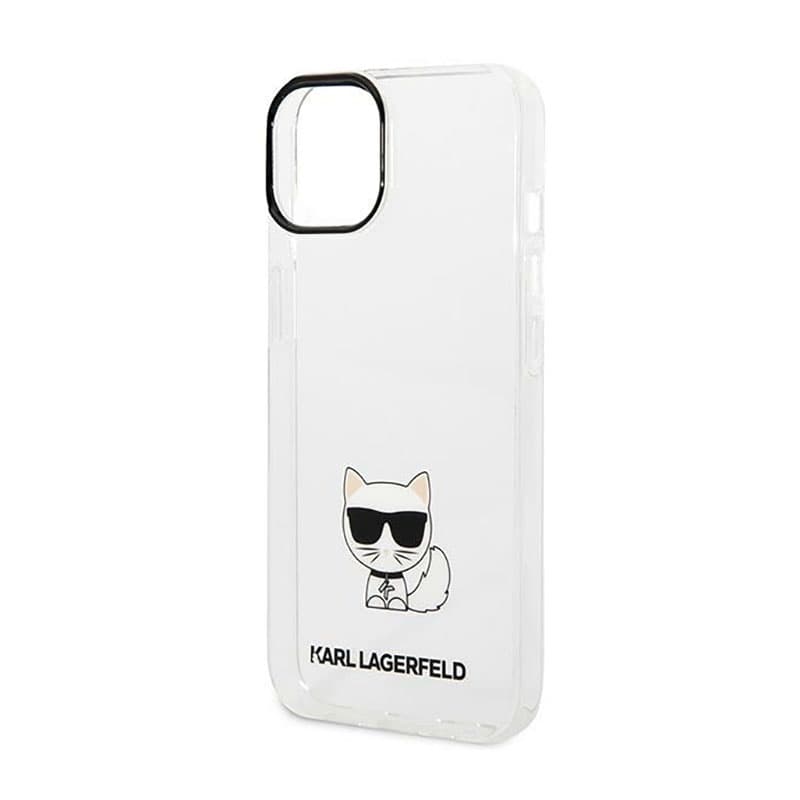 Karl Lagerfeld Choupette Body - Case for iPhone 14 Plus (Clear) 6