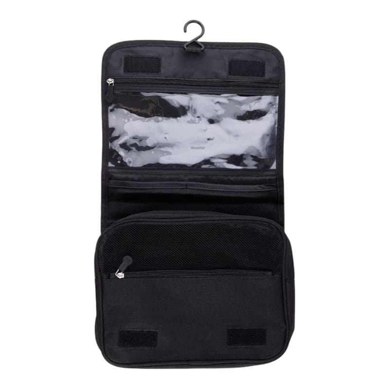 Dunlop – Travel Toiletry Bag with Hanging Hook 25x20x10 cm (Black) 2