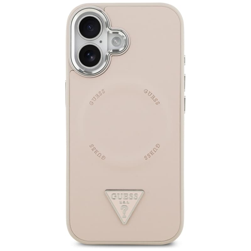 Guess Triangle Logo MagSafe - Case iPhone 17 (Pink) 3