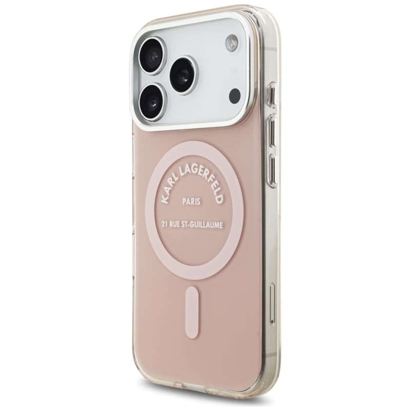 Karl Lagerfeld IML Karl RSG Logo MagSafe - Case for iPhone 17 Pro (pink) 2