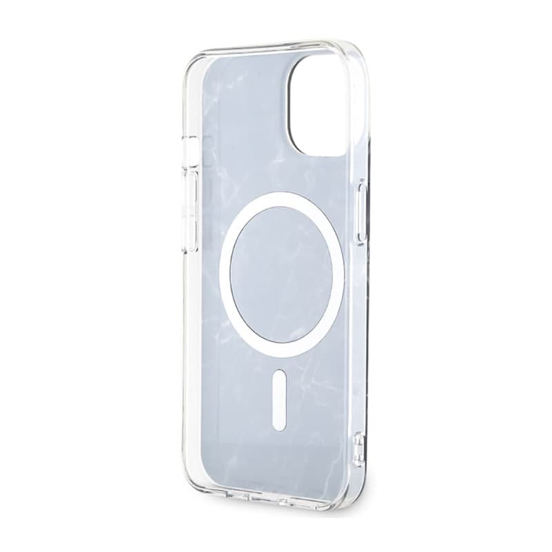 Guess Marble MagSafe - Case for iPhone 14 Plus (Black) 7