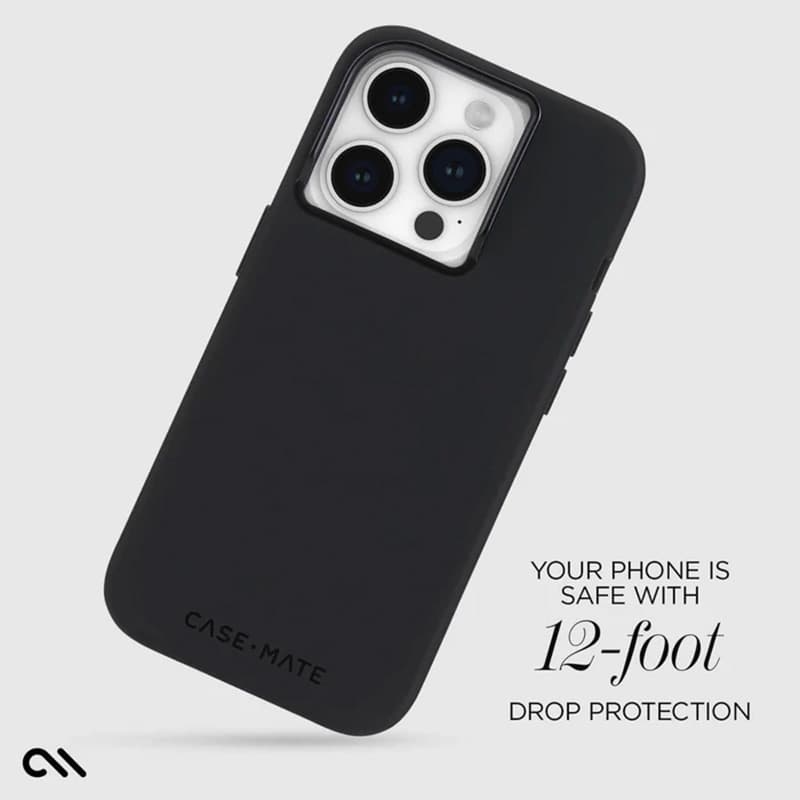 Case-Mate Silicone MagSafe - Case iPhone 15 Pro Max (Black) 5