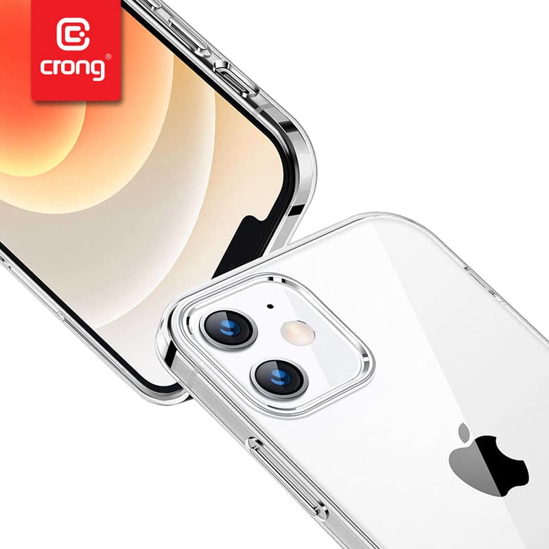 Crong Crystal Slim Cover - iPhone 12 Pro Max Case (Clear) 6