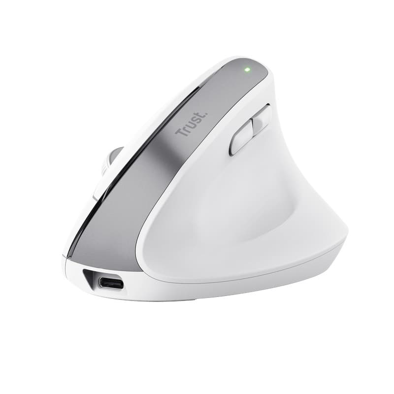 Trust Bayo+ - Ergonomic Wireless Mouse (White) 3