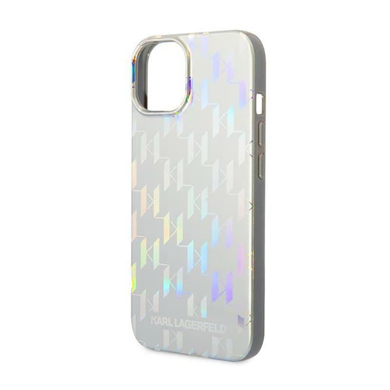 Karl Lagerfeld Monogram Pattern  Case iPhone 14 (Black) 6