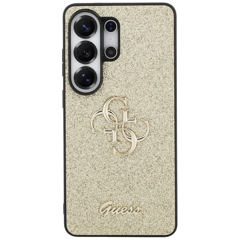 Guess Fixed Glitter Big 4G Metal Logo - Samsung Galaxy S26 Ultra Case (Gold) 3