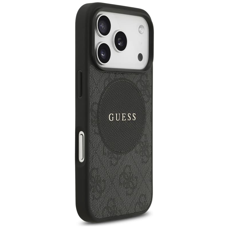 Guess 4G Circle Classic Logo MagSafe – Case iPhone 17 Pro (Black) 4