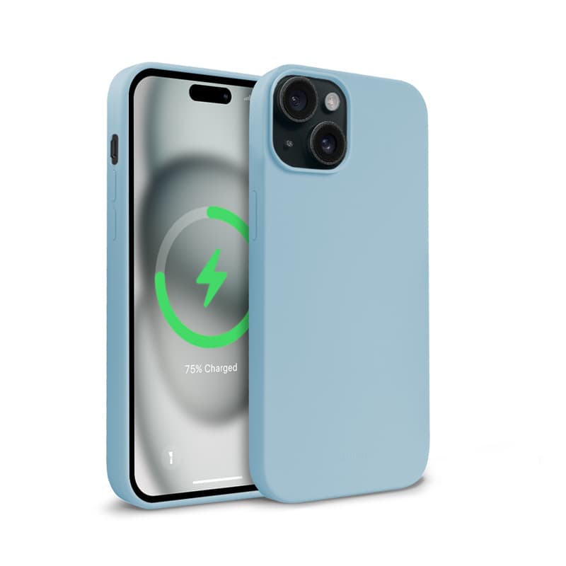 Crong Color Cover Magnetic - iPhone 15 MagSafe Case (Blue) 6
