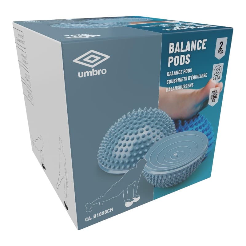 Umbro - Sensory balance half ball for rehabilitation and foot massage 2 pcs 3