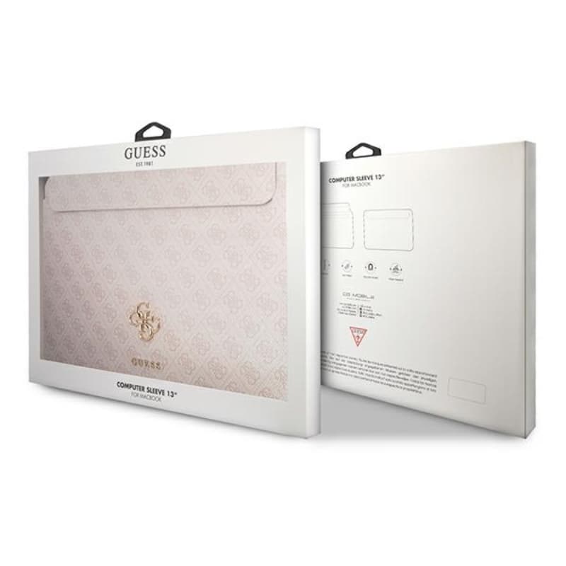 Guess 4G Big Metal Logo Computer Sleeve - Notebook case 13" (Pink) 5