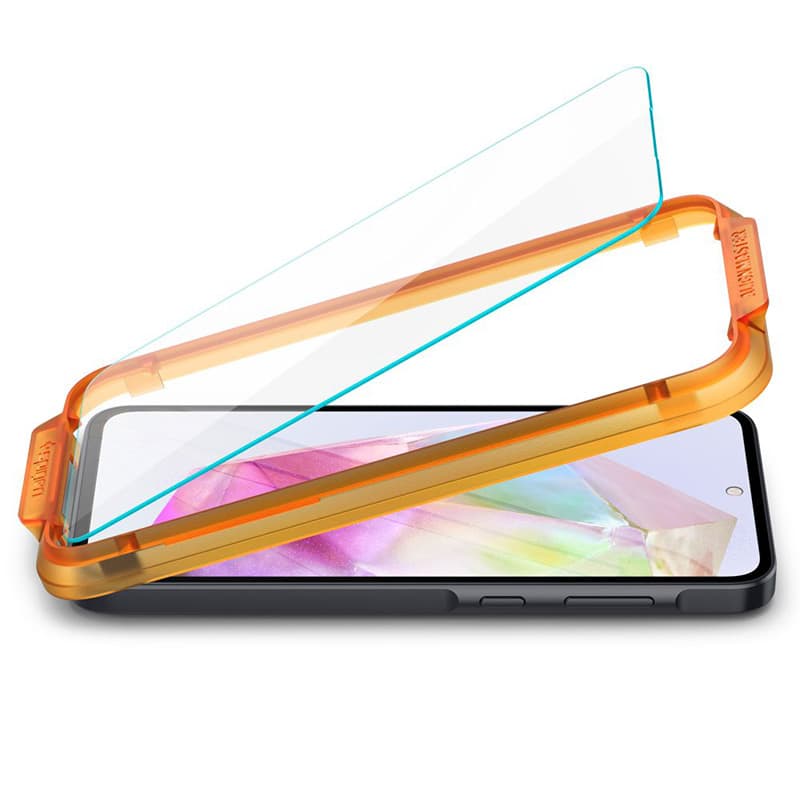 Spigen Alm Glas.TR 2-Pack - Tempered glass for Samsung Galaxy A35 5G (Transparent) 4