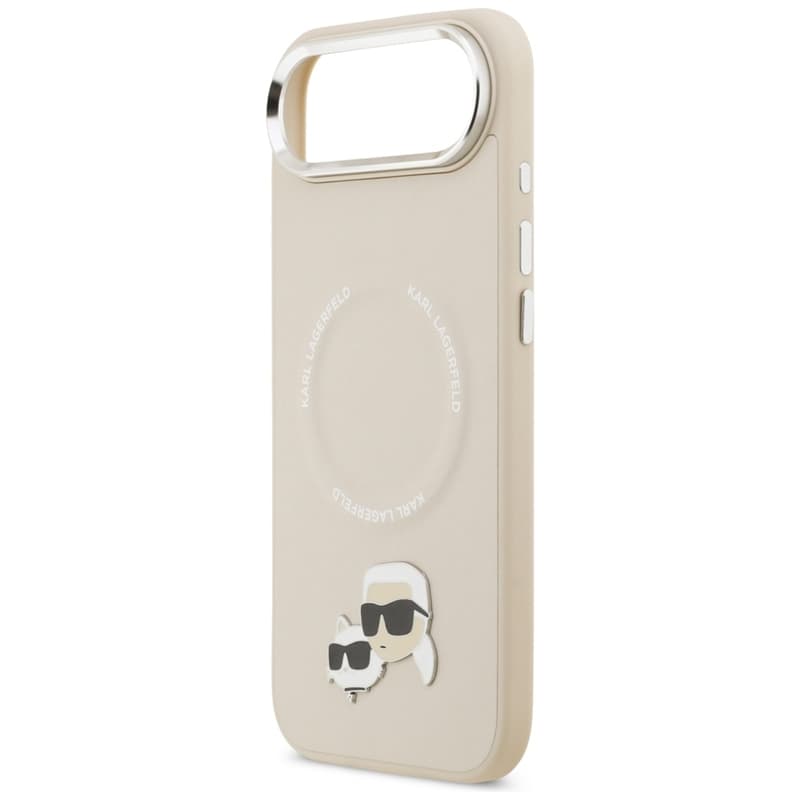 Karl Lagerfeld Karl & Choupette Pins MagSafe - Case iPhone Air (beige) 6