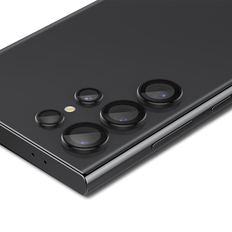 Spigen Optik Pro GLAS.TR EZ Fit Camera Protector 2-Pack - Lens protection glass for Samsung Galaxy S24 Ultra (2 pcs) (Black) 4