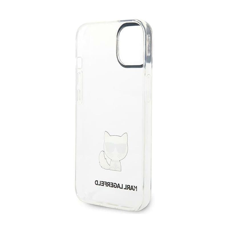 Karl Lagerfeld Choupette Body - Case for iPhone 14 Plus (Clear) 7