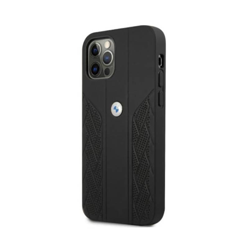 BMW Leather Curve Perforate - Case for iPhone 12 / iPhone 12 Pro (Black) 2