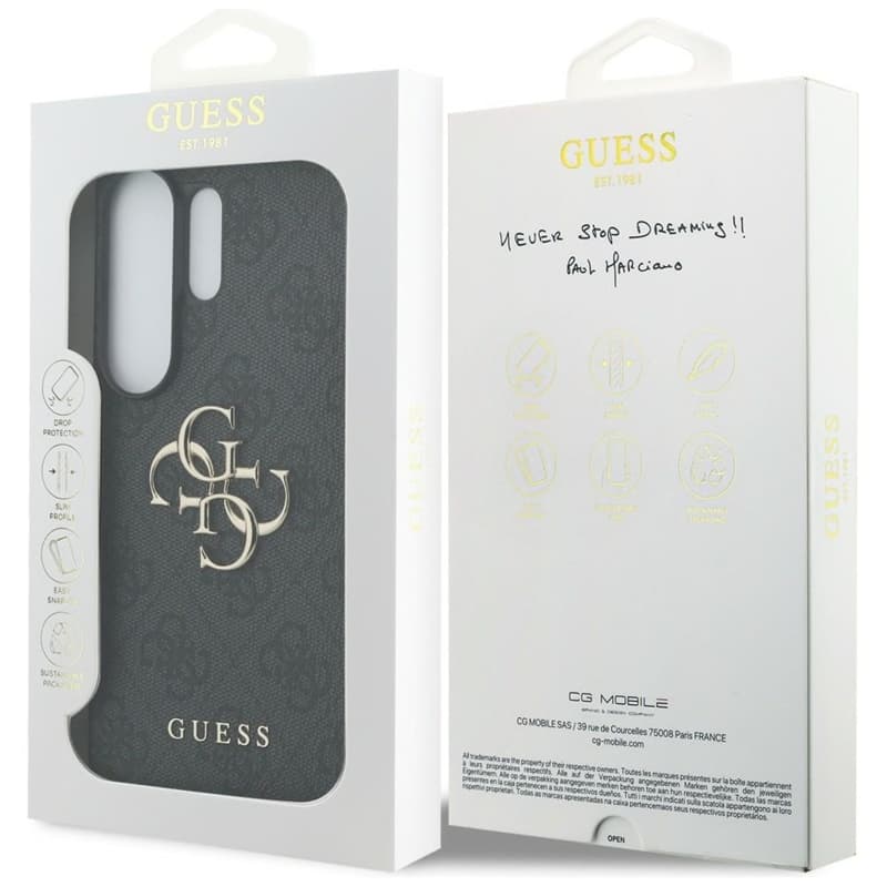 Guess 4G Big Metal Logo - Samsung Galaxy S26 Ultra Case (Black) 8