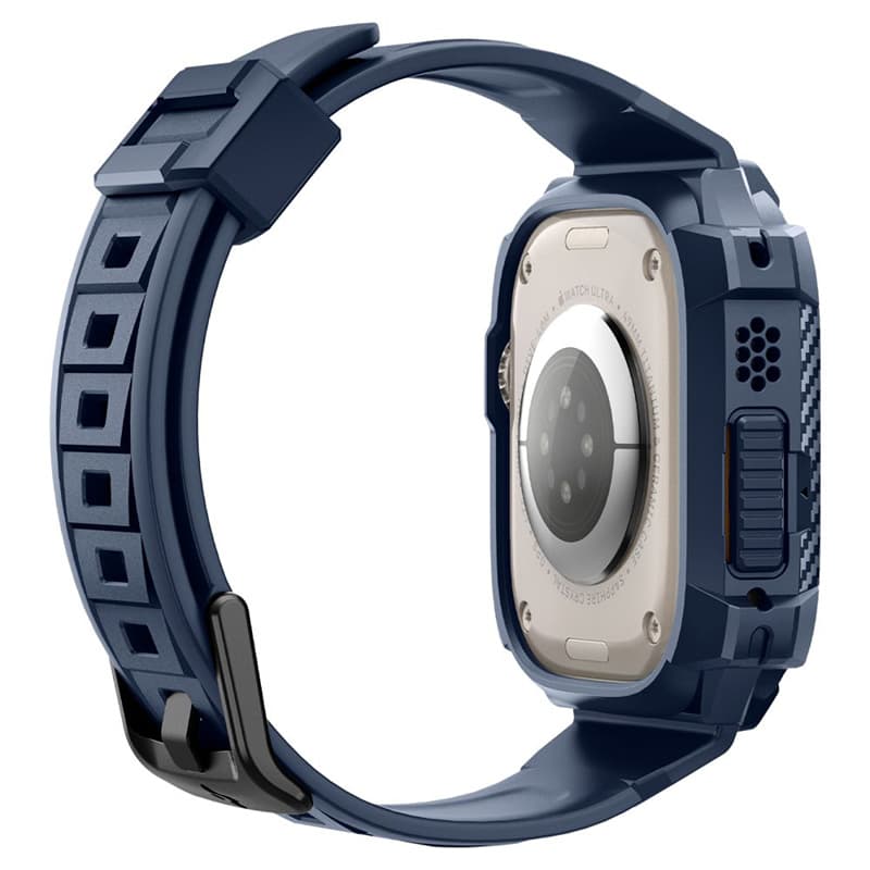 Spigen Rugged Armor Pro - Strap with case for Apple Watch Ultra 49 mm (Navy Blue) 7