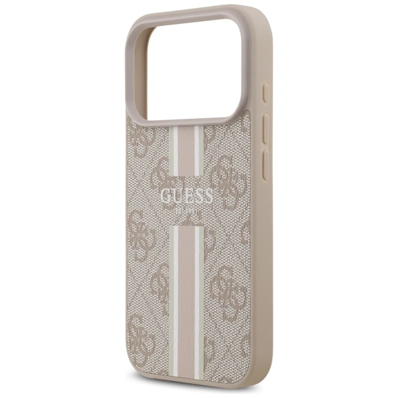 Guess 4G Printed Stripes MagSafe - Case iPhone 17 Pro (pink) 6
