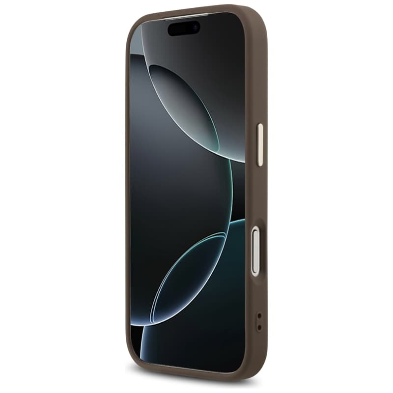 Guess 4G Big 4G Classic Logo - Case iPhone 17 Pro Max (Brown / Gold) 5
