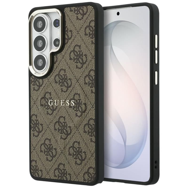 Guess 4G Embossed Ring MagSafe - Samsung Galaxy S26 Ultra Case (Brown) 1