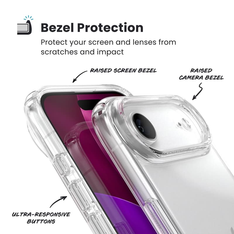 Speck Presidio Perfect-Clear - iPhone Air Case (Clear) 4