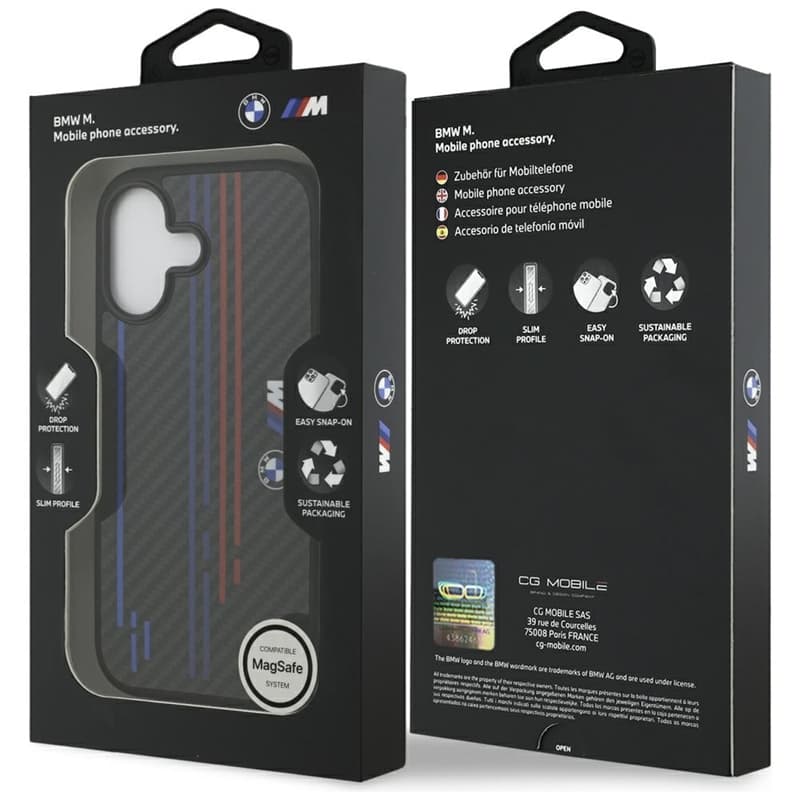 BMW M Kevlar Lines & Logo MagSafe - iPhone 17 Case (Black) 7