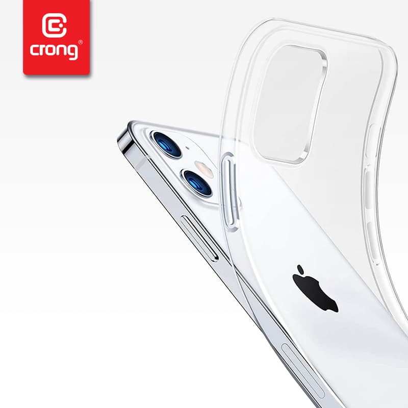 Crong Crystal Slim Cover - iPhone 12 Pro Max Case (Clear) 7